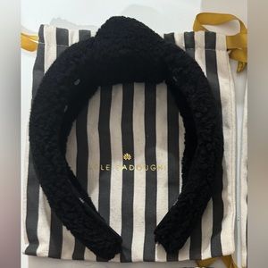 Lele Sadoughi Black Teddy Headband